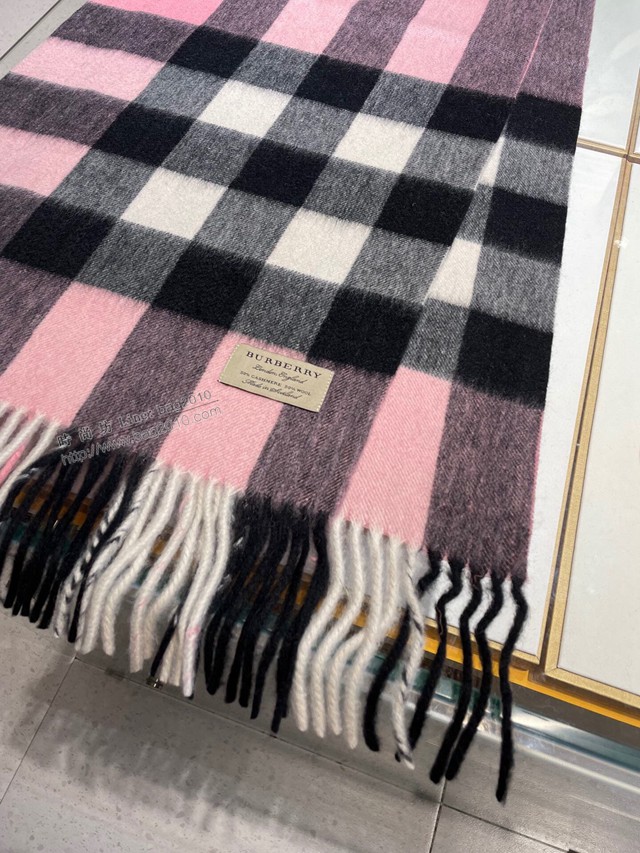 Burberry經典格紋羊絨圍巾 巴寶莉2021新款情侶款圍巾  mmj1460
